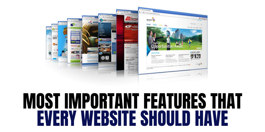 Important Features That Every Website Should Have